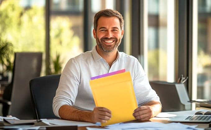 105Pack Yellow 6x10inch Kraft Bubble Mailers Small Business Mailing Packages Self-Sealing Paper Envelopes, Mailer Shipping Padded Envelopes with Strong Adhesion for Jewelry Makeup Supplies