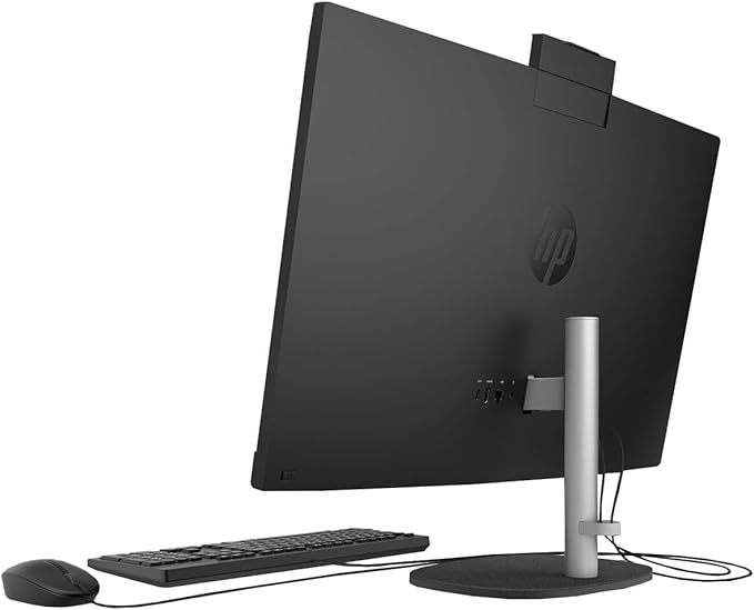 HP 27" FHD Touchscreen Business All-in-One Desktop Computer, Intel 12-Core Ultra 7 155U (Beats i7-1355U), 16 GB DDR5 RAM, 1 TB SSD, Intel Iris Xe Graphics, Wired KB & Mouse, Wi-Fi 6, Windows 11 Pro