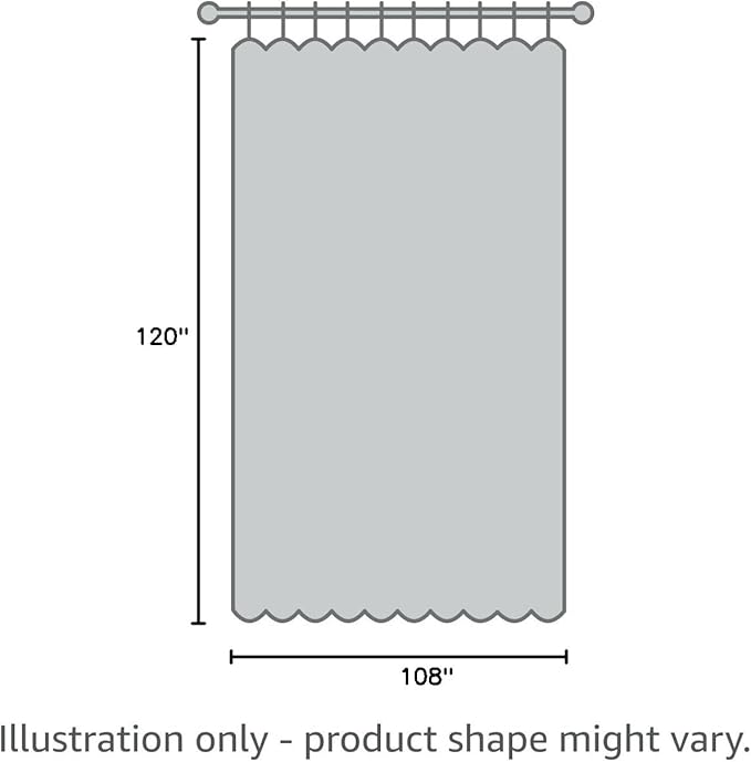 BONZER Room Divider Curtain Total Privacy Wall Noise Reducing Extra Wide Blackout Curtains for Patio Sliding Glass Door, 108L x 120W Inch (9L x 10W ft), 1 Panel, Khaki