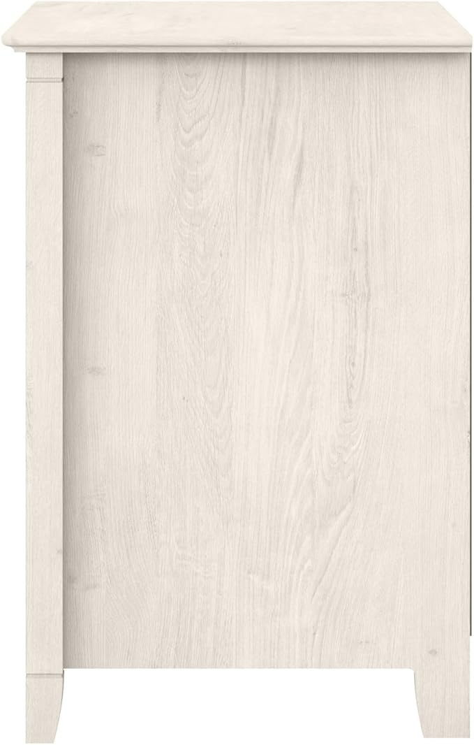 Bush Furniture Key West 2 Drawer Lateral File Cabinet in Linen White Oak | Document Storage for Home Office | Accent Chest with Drawers