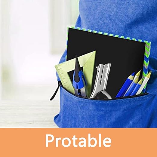 Hole Punch 2" Reach 3/8 inch Single Hole Punch,Heavy Duty Hole Puncher Single,Paper Punch Portable Hand Held Long Hole Puncher for Paper Cards Plastic Cardboard (Silver) (3/8"-10mm Hole)