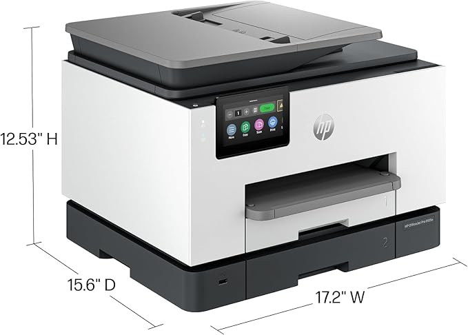 HP OfficeJet Pro 9135e All-in-One Printer, Color, Printer-for-Small Medium Business, Print, Copy, scan, fax, Wireless, 3 Months of Instant Ink Included; Two-Sided Printing; Two-Side (Renewed Premium)