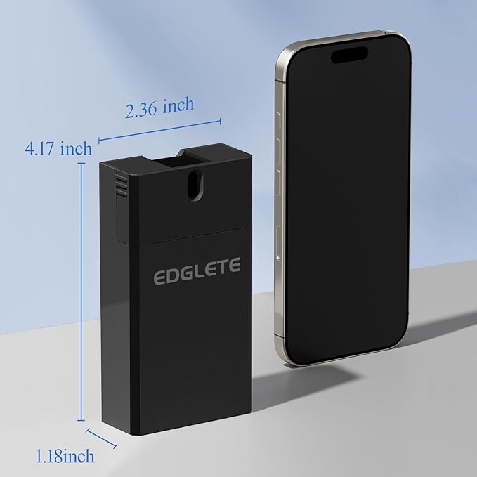 Computer Screen Cleaner Spray and Wipe, Streak-Free Car Screen Cleaner, Portable Laptop Cleaning Kit for Phone Touchscreen Monitor PC MacBook iPad TV Electronic, Refillable 2oz Spray Microfiber Cloth