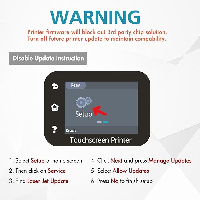 206A Toner Cartridges 4 Pack M283cdw M283fdw 206X Set Compatible Replacement for HP 206A 206X Color Laserjet Pro MFP M283fdw M283cdw M283 Pro M255dw Printer Ink High Yield (with Chip-B/C/Y/M)
