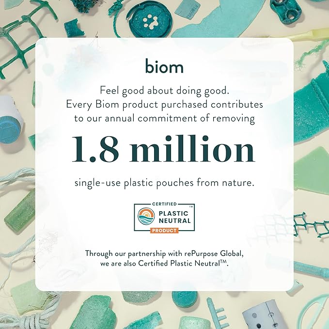 Biom Mini Dispenser + Hand Sanitizing Wipes Starter Kit - Eucalyptus Scented, Biodegradable, Kid-Safe | Fits in Cup Holder | All Natural, Plant-Based Non-Toxic Wipes with Aloe for Soft Skin (Midnight)