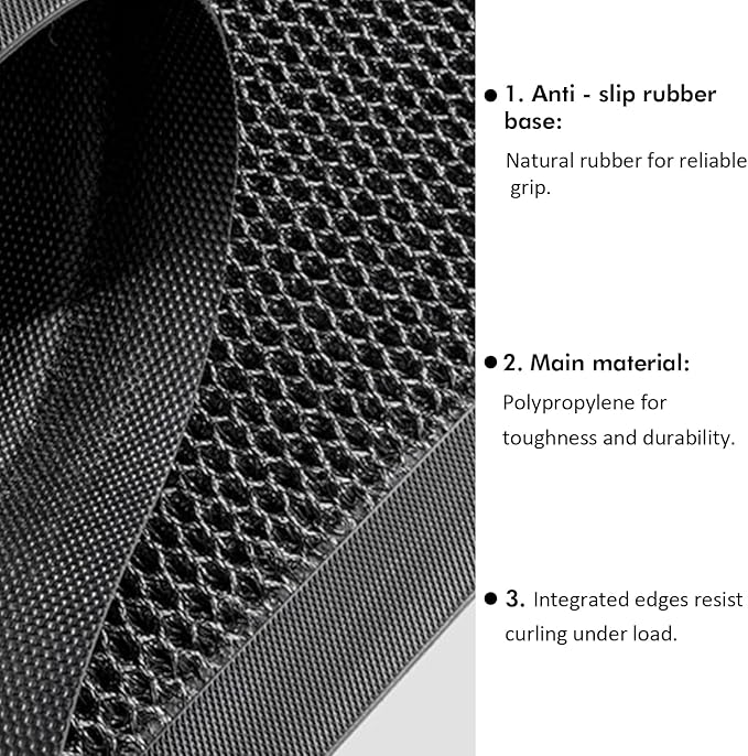 Extra Large Front Door Mat 48"x31" Heavy-Duty Waterproof Runner,Non-Slip Outdoor Rug for Entrance,Rubber Double Doormat Outside for All Weather,Black and White