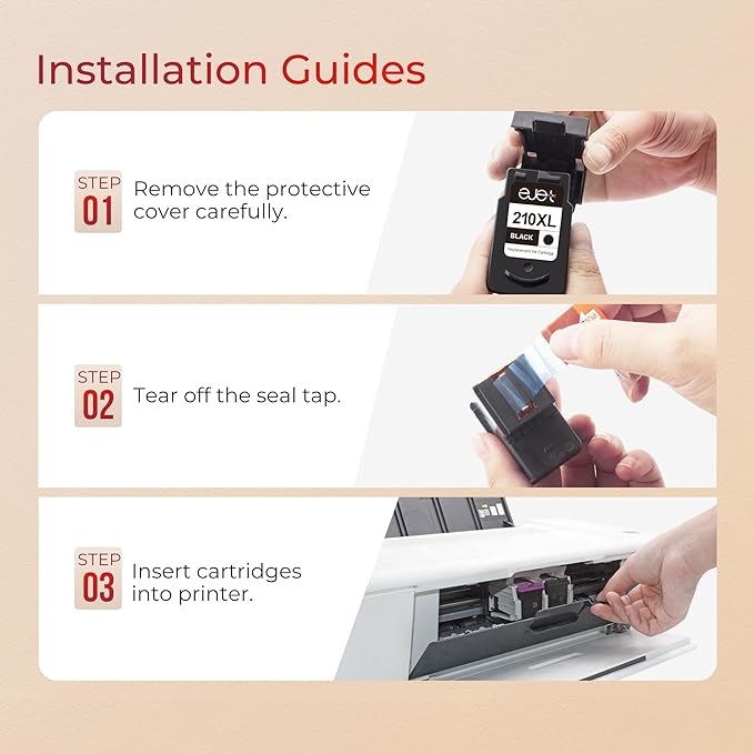 210XL Black Ink Cartridge Remanufactured Replacement for Canon 210XL Black Ink Cartridge 210 XL for Canon PIXMA IP2702 IP2702 MP230 MP250 MP270 MP280 MP480 MP490 MP495 MX320 MX330 MX340 MX410(2 Pack)