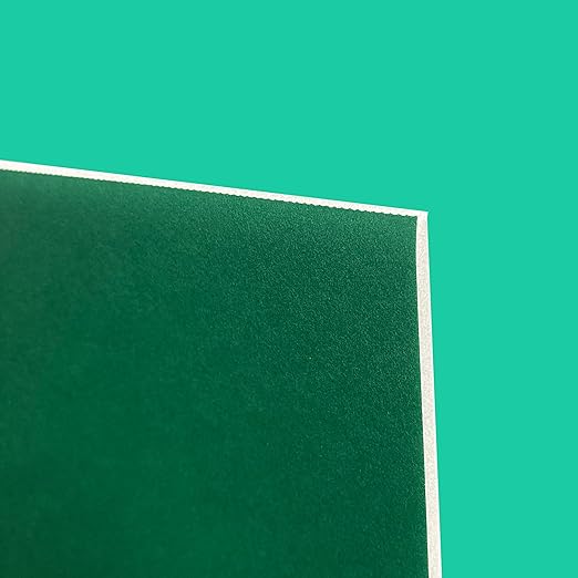 Flipside Products 36” x 48” Foam Project Boards for Presentations, Science Fair, School Projects, Event Displays and Trifold Picture Board - Green - 10 Pack