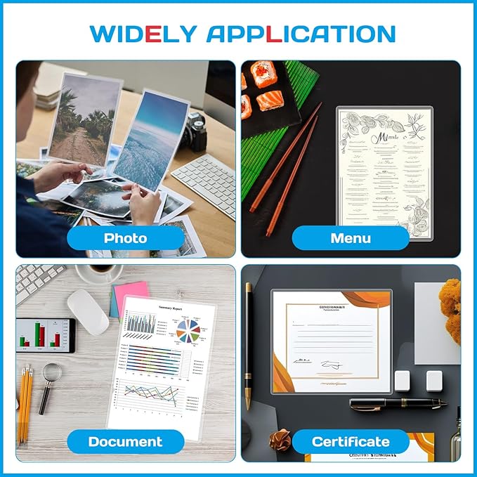 CAREGY 150 Pack Laminating Sheets, Hold 11 x 17 Inch Sheet, 3 Mil Clear Thermal Laminating Pouches 11.5 x 17.5 Inch Lamination Sheet Paper for Laminator, Round Corner