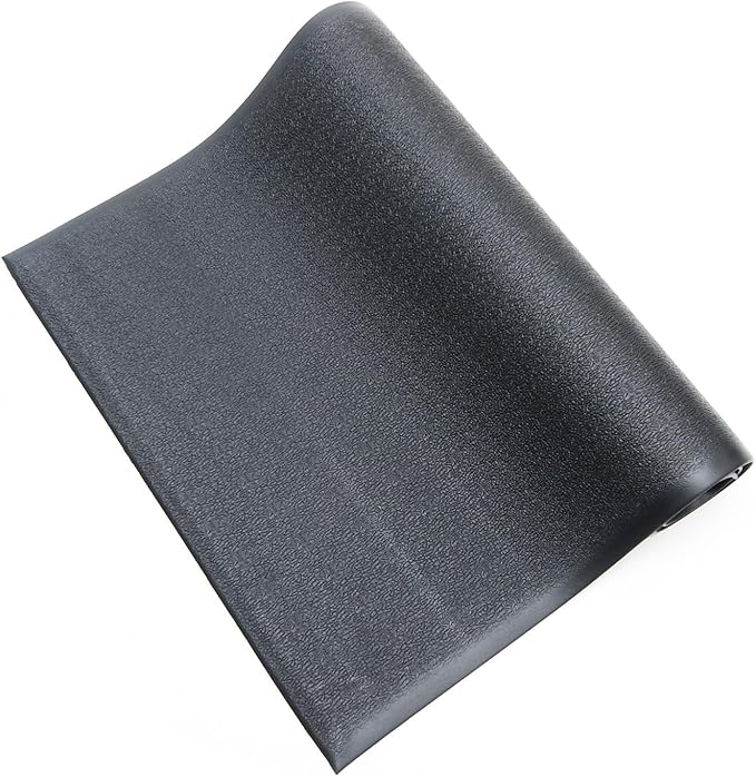 Anti-Fatigue Floor Mat, 3 ft. x 12 ft., Black (AFTX38-3x12BLKBEV)