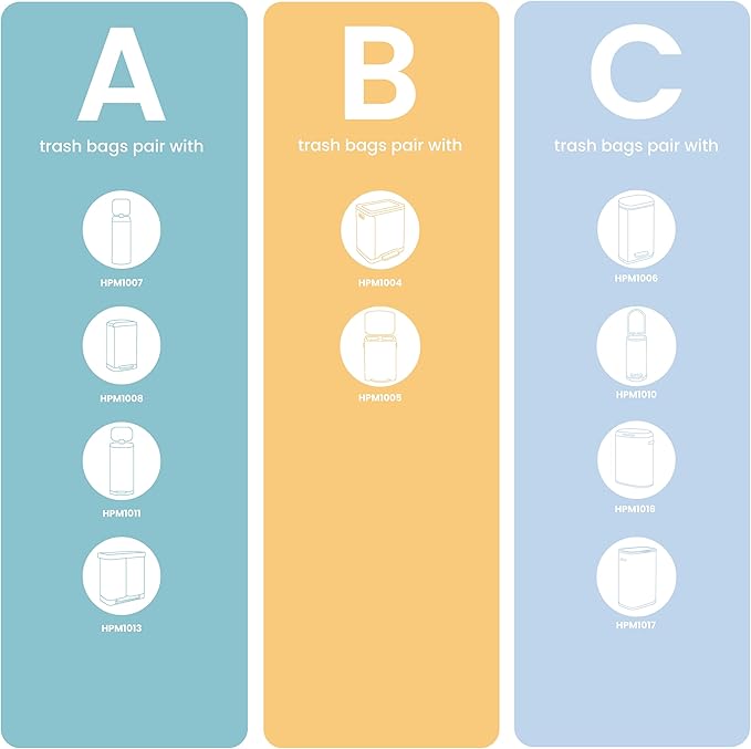 happimess HPM1005G Marco Rectangular 10.6-Gallon Double Bucket Trash Can with Soft-Close Lid, Flamingo Pink, Fingerprint Resistant, Modern, Minimalistic for Home, Kitchen, Office, Bedroom, Bathroom