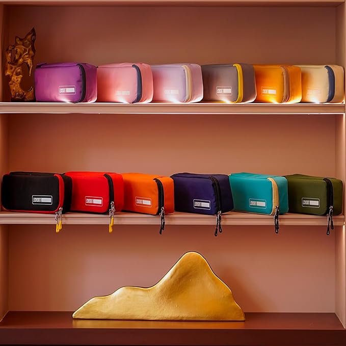 ECHSRT Big Pencil Case, Aesthetic Portable Zipper Pencil Bag with Hidden Pocket, Special Pouch for Men Women Adults, Stationery Organizer Pen Cases for Office Travel, Teal