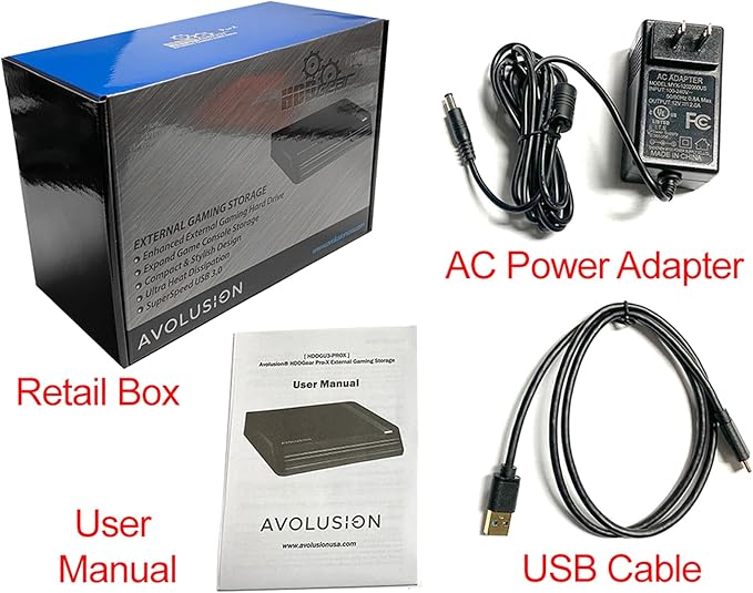 Avolusion PRO-X USB 3.0 External Hard Drive for WindowsOS Desktop PC/Laptop - (10TB) (Renewed)