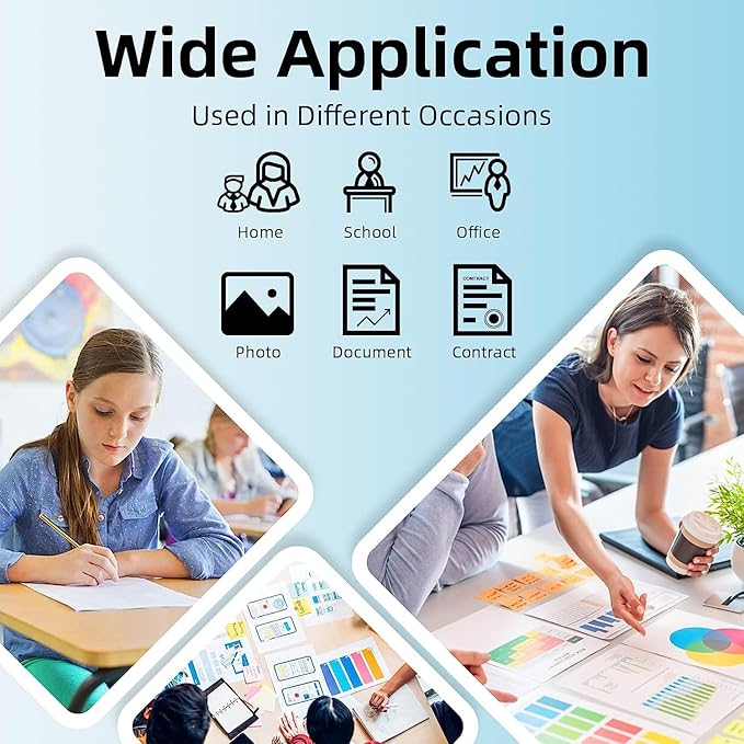 HOINKLO 812xl Ink Cartridge Combo Pack Remanufactured Replacement for 812XL Ink Cartridges with WF-7840 WF-7820 WF-7310 EC-C7000 Printer (2 Black, Cyan, Yellow, Magenta)