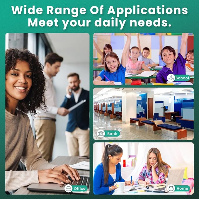 GREENBOX 62XL Ink Cartridge Black/Tri-Color Replacement for HP 62XL Ink Cartridge 62 XL for Envy 7640 5660 5540 5640 7645 5549 Officejet 5740 5741 8040 OfficeJet 200 250 Mobile Printer Ink, 3 Pack