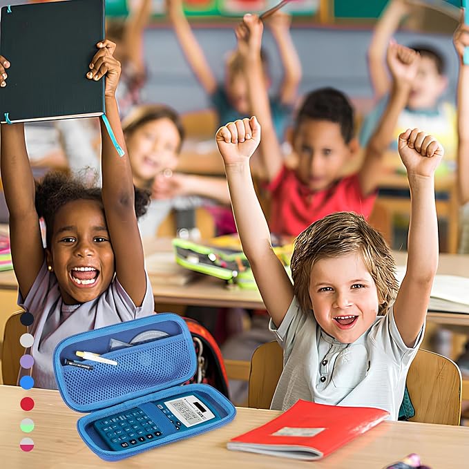 Hard Case Replacement for Texas Instruments TI-30XIIS TI-30XS TI-30Xa TI-36X Pro Scientific Calculator Case Only (Pink + Off White Case)