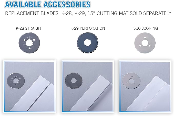 Carl Manufacturing 12220 HVY-Duty Paper Trimmer 15-Inch 36 Sht Cap. 14-Inch x15-1/4-Inch x3/4-Inch GY