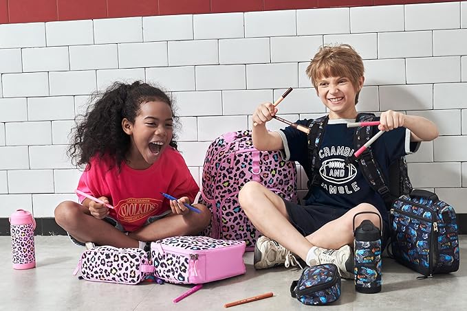 Choco Mocha Tie Dye Pencil Case for Girls, Soft Pencil Case Kids Pencils Pouch for Kindergarten Girls,Colorful