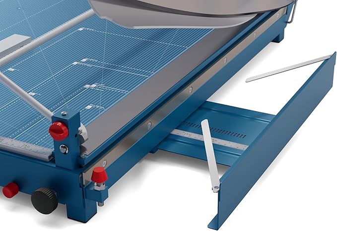 Dahle 569 Premium Guillotine Trimmer, 27" Cut Length, 35 Sheet Capacity, Self-Sharpening Blade, Manual Clamp, w/Safety Guard