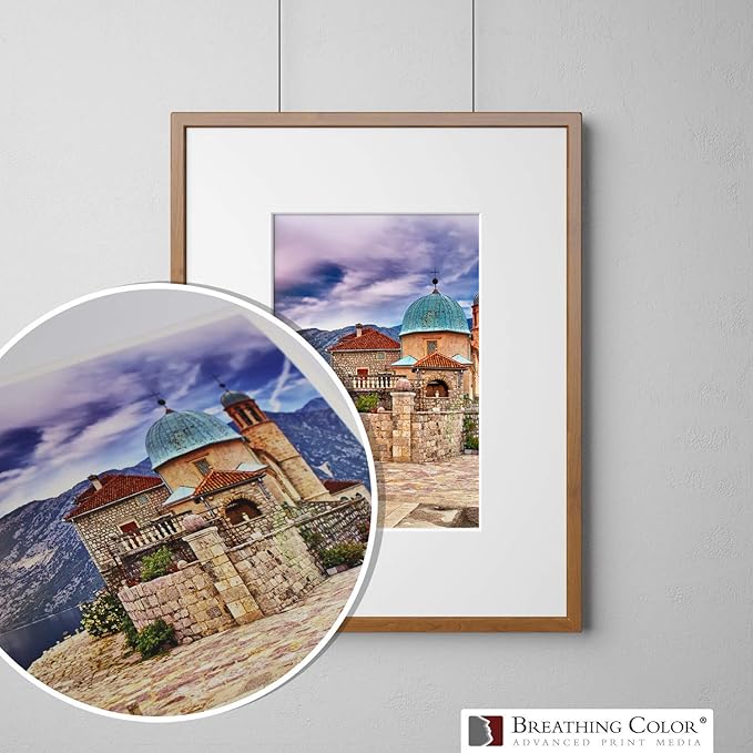 Elegance Velvet 8.5 in x 11 in, 25 Sheets is a Premium Matte 310 gsm, Cold Pressed Bright White Museum Grade Fine Art Inkjet Paper, Compatible with Most Dye-Based and Pigment Printers