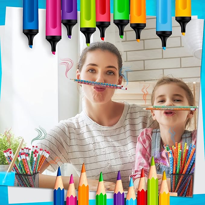 240 Pcs Scented Pencils Bulk for Kids Inspirational Motivational Cute Fun Fruit Wood Smelly Graphite Pencils with Erasers for School Classroom Office Students Girls Boys Gifts Supplies