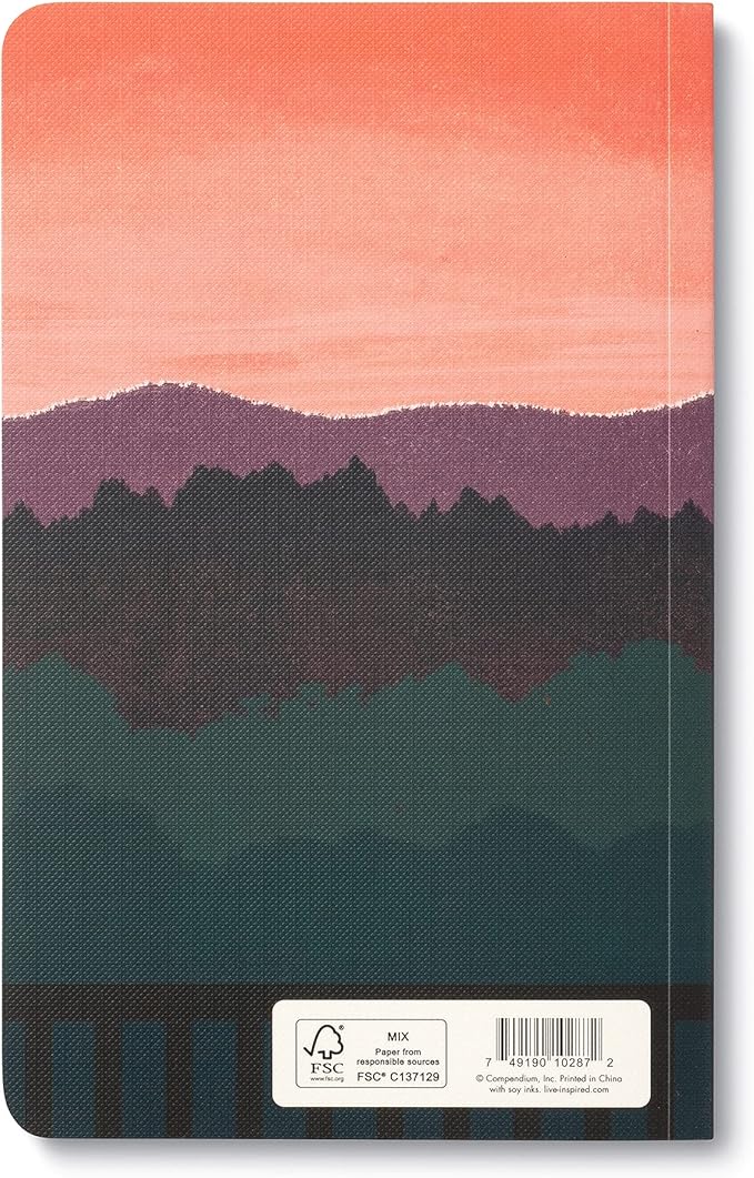 Compendium Softcover Journal - Life is to be enjoyed. – A Write Now Journal with 128 Lined Pages, 5″W x 8″H