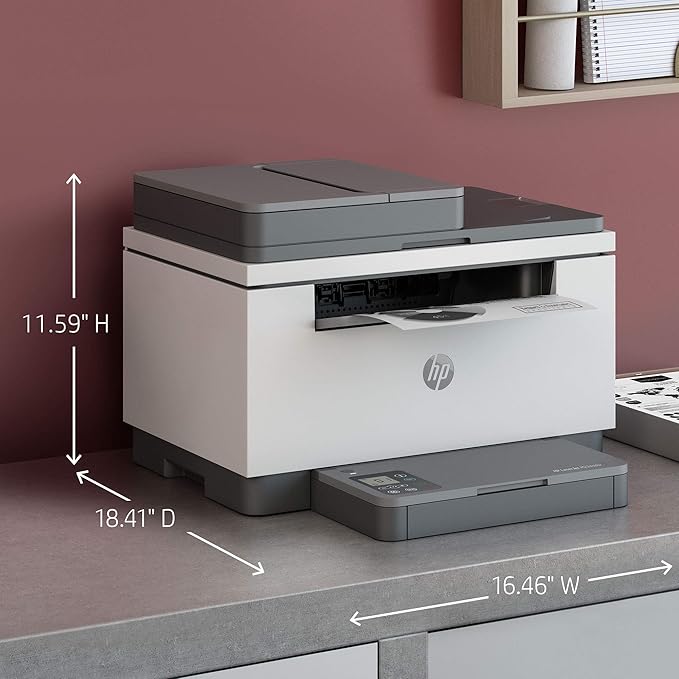 HP Laserjet MFP M234sdw Wireless Monochrome All-in-One Printer with Built-in Ethernet & Fast 2-Sided Printing, Instant Ink Ready (6GX01F) (Renewed)