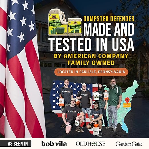 BEEST Dumpster Defender - 3lbs Outdoor Trash Can Deodorizer & Liquid Waste Absorber (Made in USA) Biodegradable Trash Can Odor Eliminator - Powerful Garbage Deodorizer for Always-Fresh Bins - 14 Cups