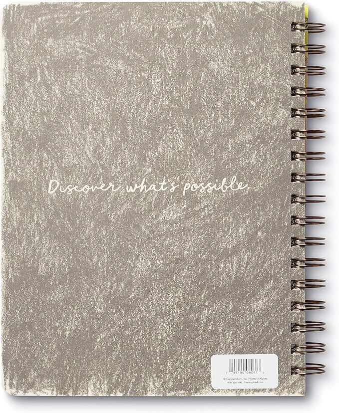 Compendium Spiral Notebook - There is a voice that doesn't use words. Listen. — A Designer Spiral Notebook with 192 Lined Pages, College Ruled, 7.5”W x 9.25”H