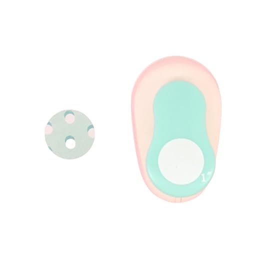 Craftelier - 1 Inch Circle Punch with Lever Press | Shape Hole Puncher for Paper Crafts | Round Hole Punch to Create Scrapbooks, DIY Cards & Journals | Mini Hole Punch for Paper & Cardstock.