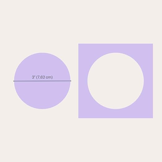 Craftelier - 3 Inch Circle Punch with Lever Press | Shape Hole Puncher for Paper Crafts | Round Hole Punch to Create Scrapbooks, DIY Cards & Journals | Mini Hole Punch for Paper & Cardstock.