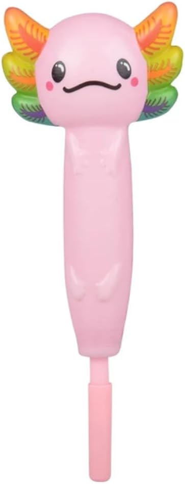 Axolotl 8” Squishy Pen 3 Pack – Office, School- Fun Squishy Pens- Anxiety, ADHD, Party Favors, Prizes, Office