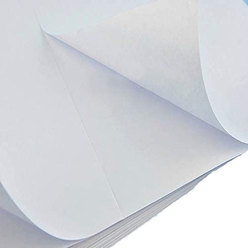 BESTEASY 16000 Round Corner Half Sheet Self Adhesive Shipping Labels for Laser and Ink Jet Printers, White Blank (8000 Sheets, 16000 Labels)