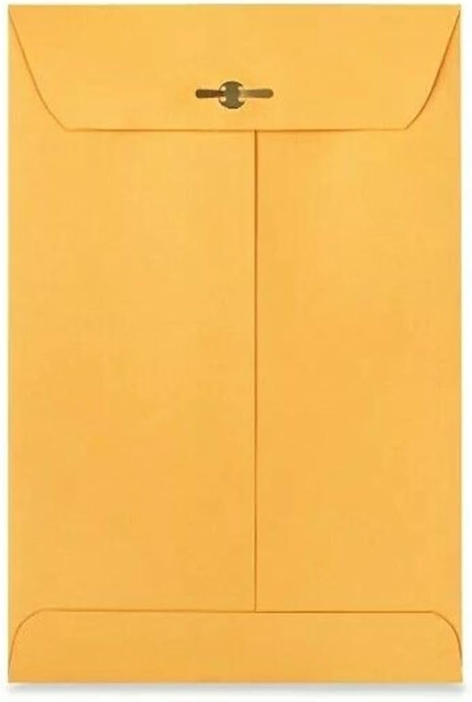 Catalog Envelopes (Open End), Brown Kraft, 28 Pound. 500 Per Pack. (Gummed, 7.5"x10.5")