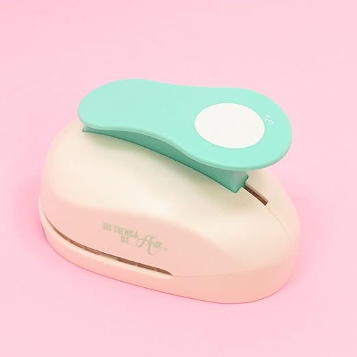 Craftelier - 3 Inch Circle Punch with Lever Press | Shape Hole Puncher for Paper Crafts | Round Hole Punch to Create Scrapbooks, DIY Cards & Journals | Mini Hole Punch for Paper & Cardstock.