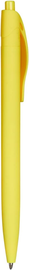 BallPoint Pens, 100 Pack (BLACK Ink),Bulk Pens, Yellow Barrel,Click Pens for Office Home and School, Retractable Ballpoint Pens, Medium Point, 1.00MM (Yellow)