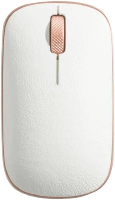 Azio Retro Classic Bluetooth Mouse (Posh) - Wireless, Genuine Leather Topped with Pixart Precision Tracker