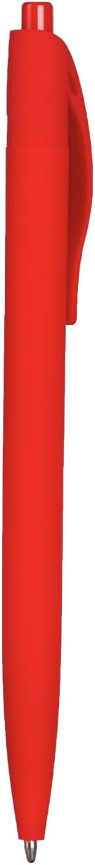 BallPoint Pens, 100 Pack (BLACK Ink),Bulk Pens, Red Barrel,Click Pens for Office Home and School, Retractable Ballpoint Pens, Medium Point, 1.00MM (Red)