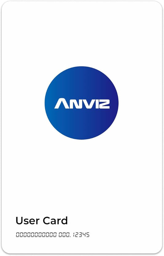 Anviz 10 Pack Proximity RFID Card, 125kHz EM Card, Time Clock Card, Employee Badge, Keyless Access Control, for Clock in and Out and Access Control System, Read only(3.3" x 2.1")