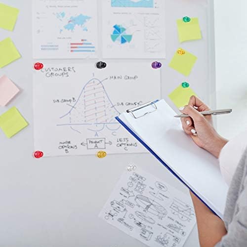 Ant Mag Magnetic Push Pins Strong Push Pin Magnets for Fridge Whiteboards Calendars Maps in School & Office Pack of 18 Blue