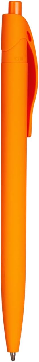 BallPoint Pens, 100 Pack (BLACK Ink),Bulk Pens, Orange Barrel,Click Pens for Office Home and School, Retractable Ballpoint Pens, Medium Point, 1.00MM (Orange)