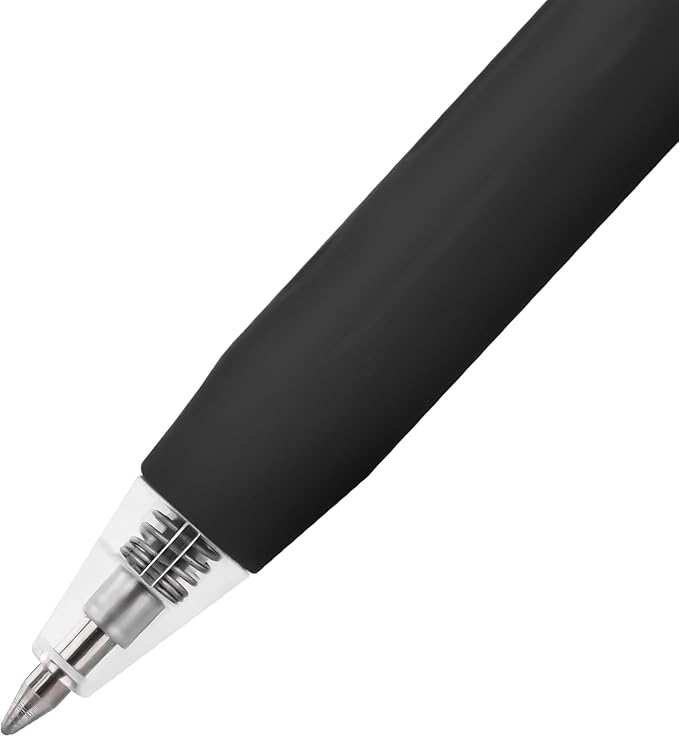 EYEYE G-103 Retractable Gel Pens Black 0.7mm, 50 Pack Medium Point Gel Ink Pens Quick Drying, 0.7 mm Fine Piont Ballpoint Pen Smooth Writing for Office School Supplies