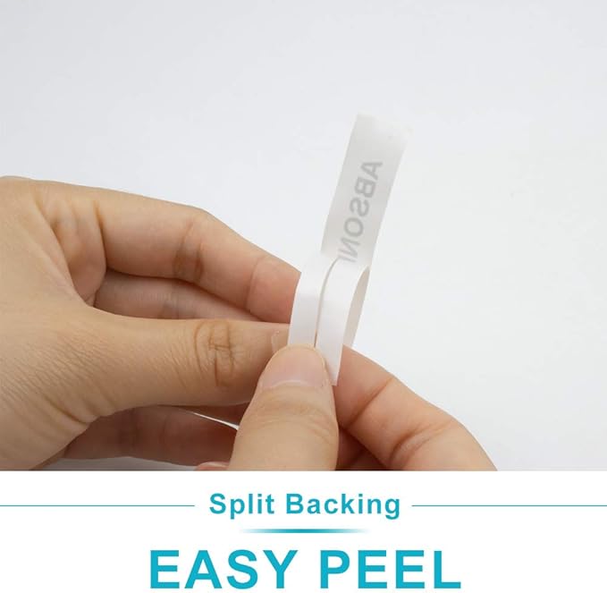 Absonic 4-Pack Compatible for Casio XR-9X XR-9X2S XR9X XR9X2S 9mm 0.35" Black on Clear Label Tape for KL-60 KL-100 KL-120 KL-430 KL-750 KL-780 KL-820 Label Maker, 3/8" x 26'