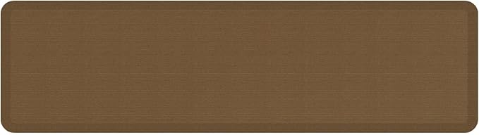 GelPro NewLife Designer Comfort Ergo-Foam Anti-Fatigue Kitchen Floor Mat, 20" x 72", Grasscloth Khaki