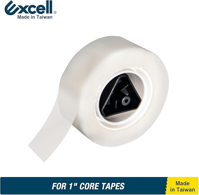 Excell Desk Tape Dispenser (1" core) with Non-Skid Base, Desktop Tape Dispenser Design for Home, Office, Gift Store and Wrapping Purpose - 3Pack