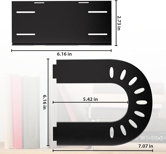 File Organizer,Desk Organizer,Binder Organizer for Desk, Mail Organizer,Adjustable Vertical Magazine File Holder for Office School & Classroom (black)