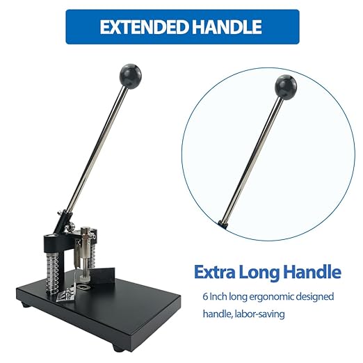 Corner Rounder Punch Cutter,30mm/1.2” Thickness Manual Corner Rounder with R6mm R10mm Cutting Dies,Paper Punch Cutter Commercial Card Cutter for Heavy Cardstock, Alumium Stack