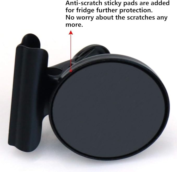 Grtard 40 Pack Magnetic Clips Heavy Duty, Black Magnet Clips for Fridge, Refrigerator Magnets, Strong Magnetic Clip, Scratch Free Magnets with Clip for Whiteboard, Refrigerator, Cruise, Locker