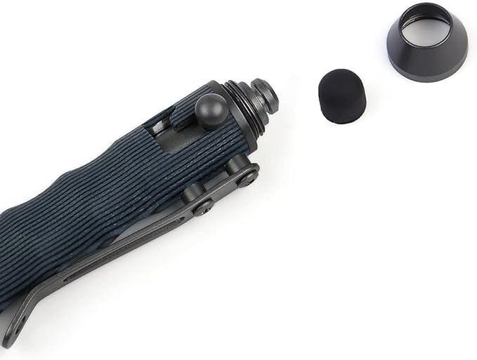 Cool Hand 4.5'' Bolt Action Pens, EDC Ballpoint Ink Refillable, Stylus for Touch Screen, Ergonomic Grip, Hold in Texture with Finger Grooves