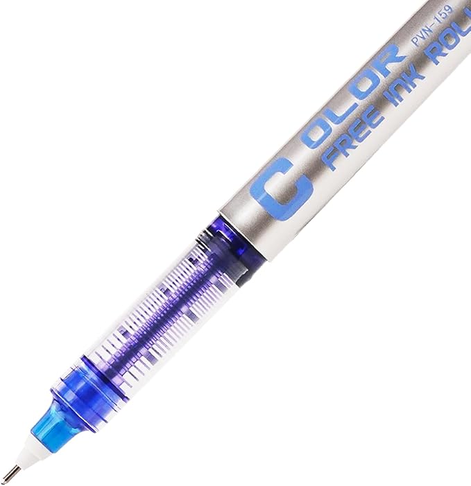 EYEYE Roller Ball Pen Extra Fine Point 6 Assorted Colors, Needle Rollerball Pens 0.5mm Quick Dry, Liquid Ink Pens Fine Point Smooth Writing Pen for Journaling, Note Taking, Office, Doodling & Gifts